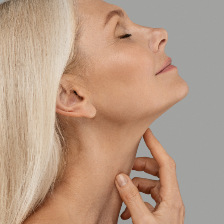 Tighten Jawline and Neck